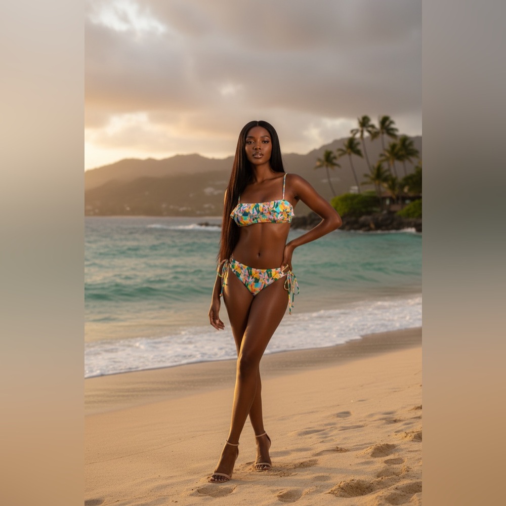 M. Rena Multicolor Bikini Set - Picture 1 of 8